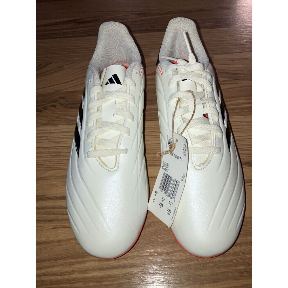 Adidas NEW Copa Pure‎ 2 Club FxG Soccer Cleats G1103 Kids Size 5 Ivory Beige - Picture 2 of 5